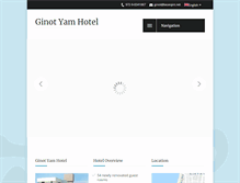 Tablet Screenshot of ginot-yam.com